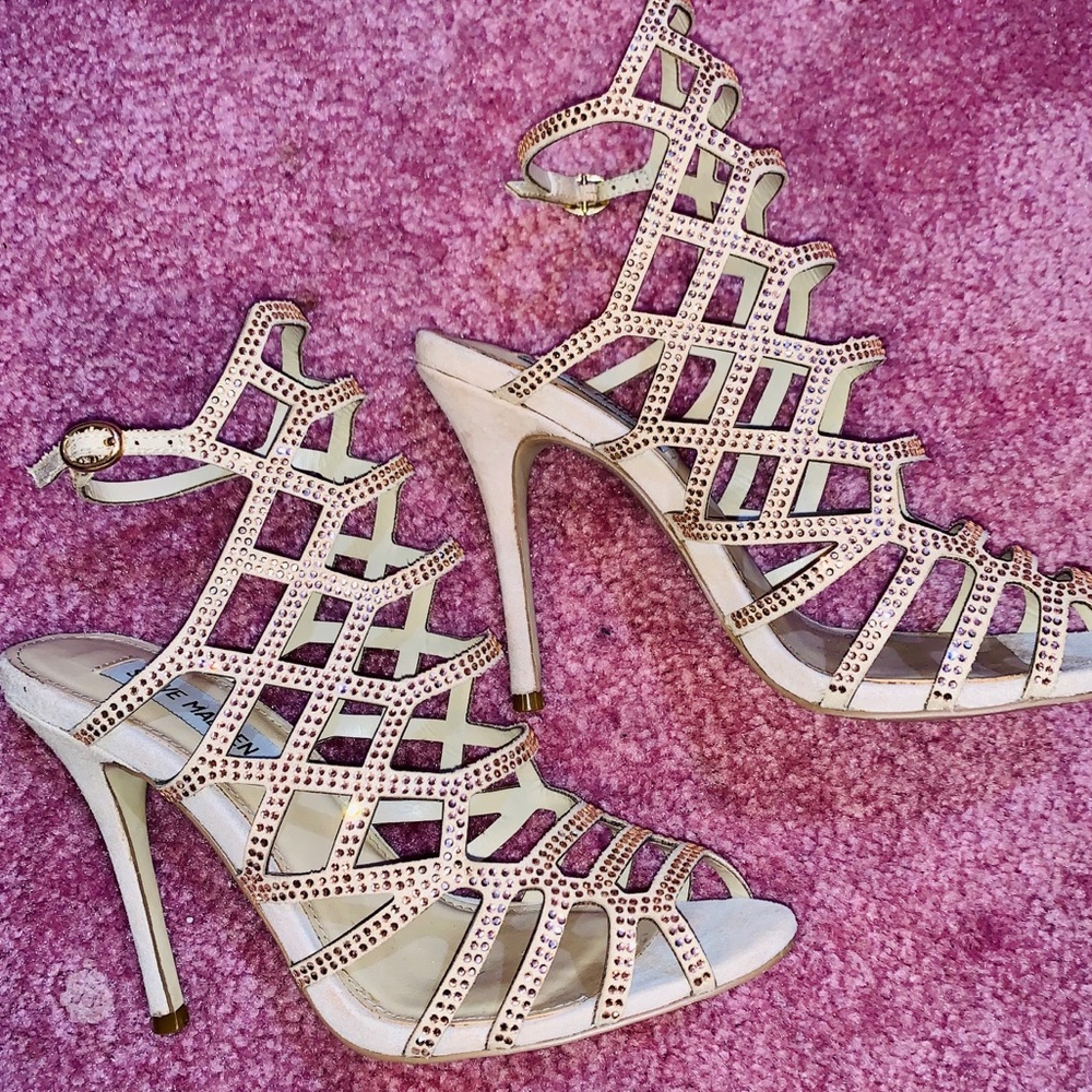 Steve Madden Rhinestone heels - Picture 2 of 3